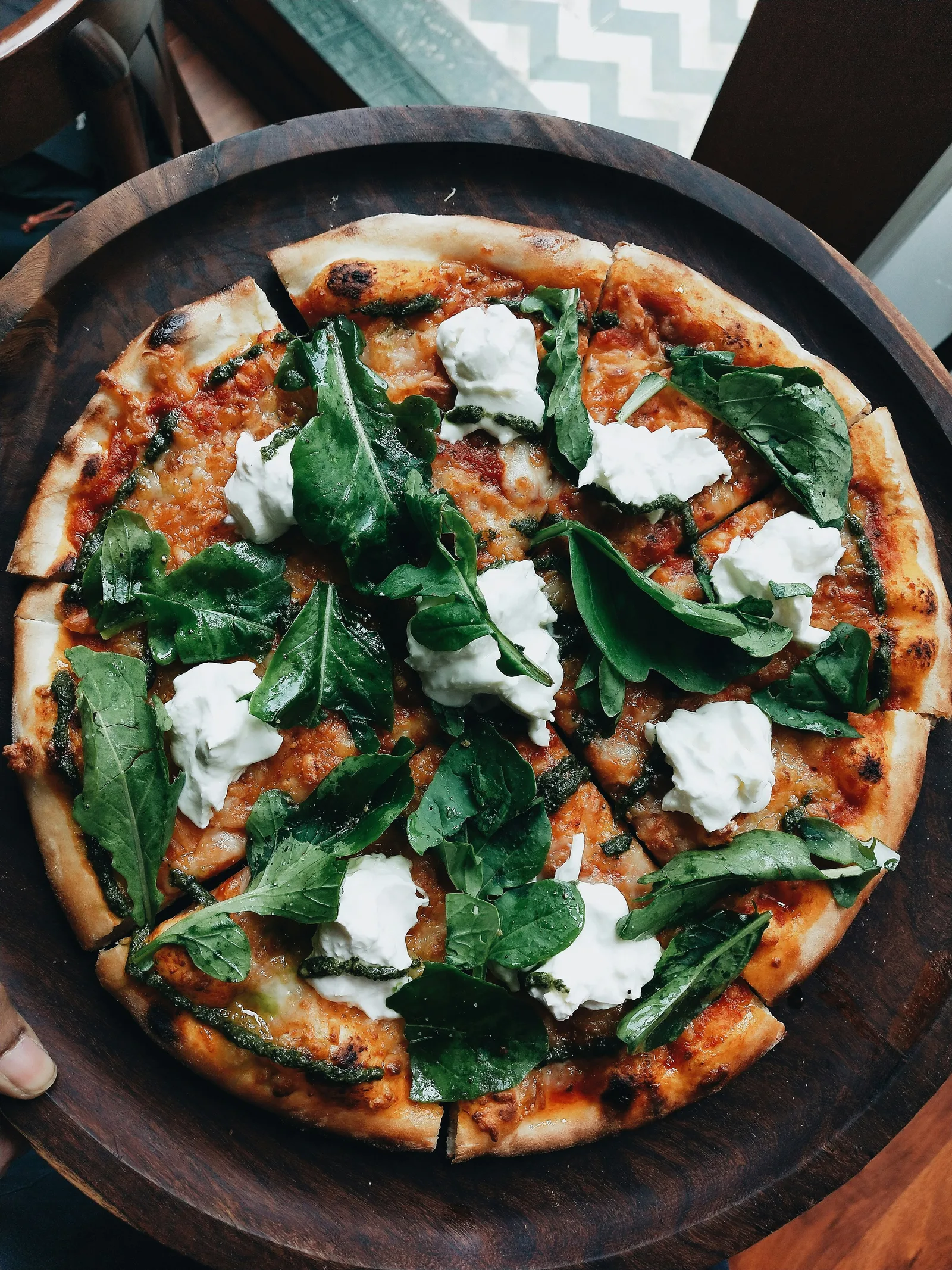 Delicious home-style pizza at PCS Kitchen Shekar Hudson Multi PIZZA 2 Livermore California